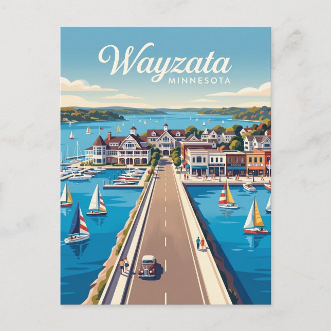 Wayzata USA Vykort (Framsida)