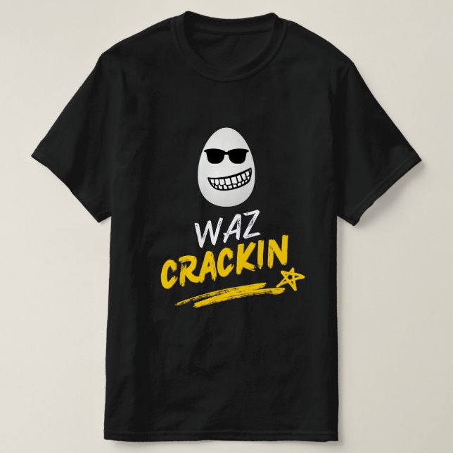 Waz Crackin Manar T-Shirt (Design framsida)