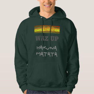 WAZ UP God Hakuna Matata presentskel Hoodie Shirt