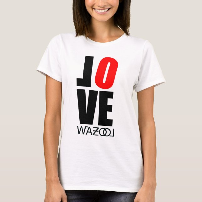 Wazool Kärlek Te T Shirt (Framsida)