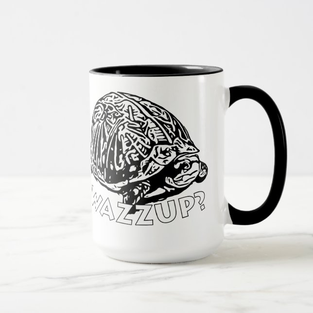Wazzup - 15 oz Ringer Mugg (Höger)