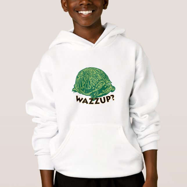 Wazzup - Kids' Pullover Hoodie T Shirt (Framsida)
