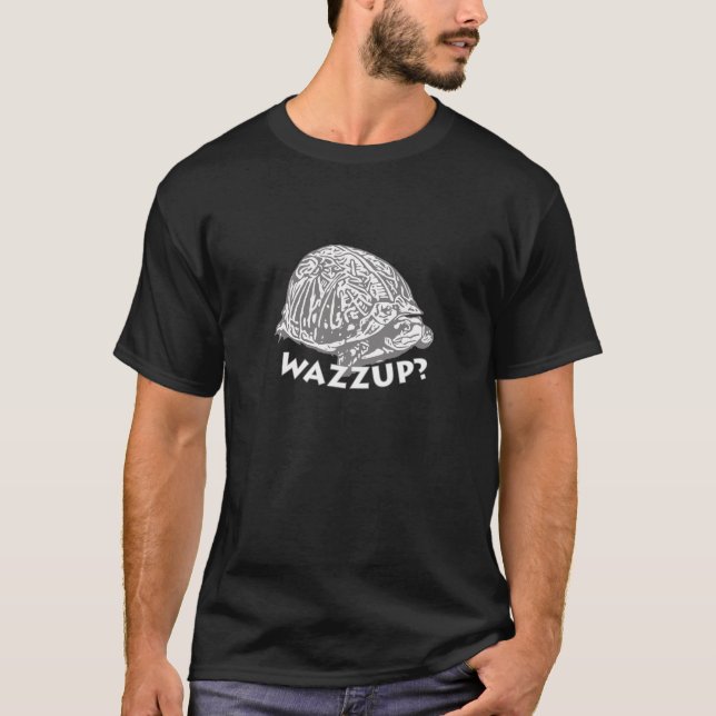 Wazzup - Turtle Manar Basic Mörk T-Shirt (Framsida)