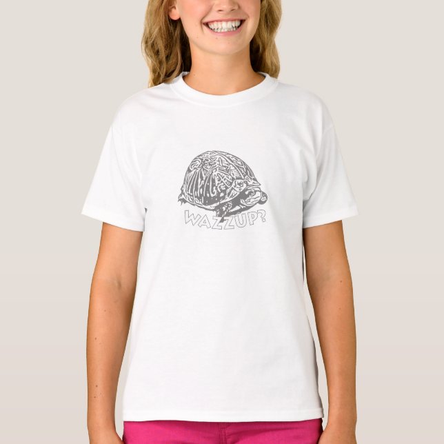 Wazzup - Turtle Manar Basic T-Shirt (Framsida)