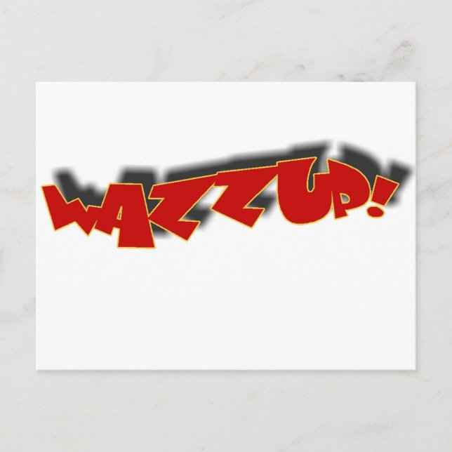 WAZZZUP VYKORT (Framsida)