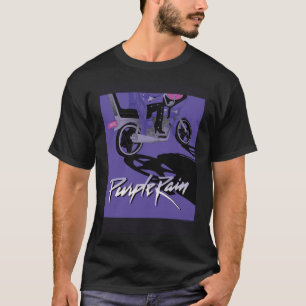 WB100 Purple Rain Prince Motorcykel Album Omslag S T Shirt
