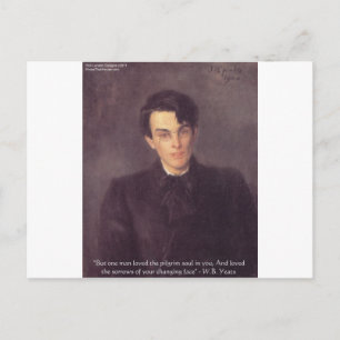 WB Yeats "Pilgrim Soul" Kärlekscitat Gåvor & Kort