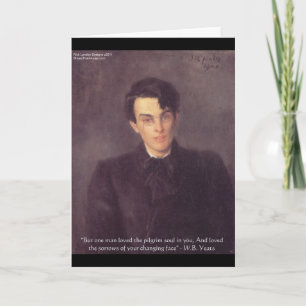 WB Yeats "Pilgrim Soul" Kärlekscitat Gåvor & Kort