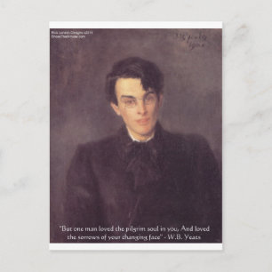 WB Yeats "Pilgrim Soul" Kärlekskvalitetspresenter  Vykort