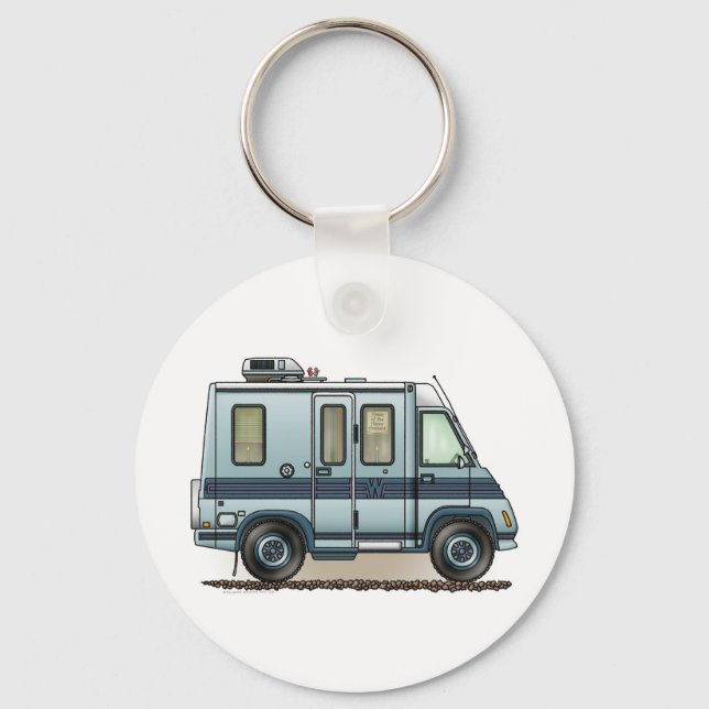 WBago LeSharo Camper RV Nyckelring (Framsida)