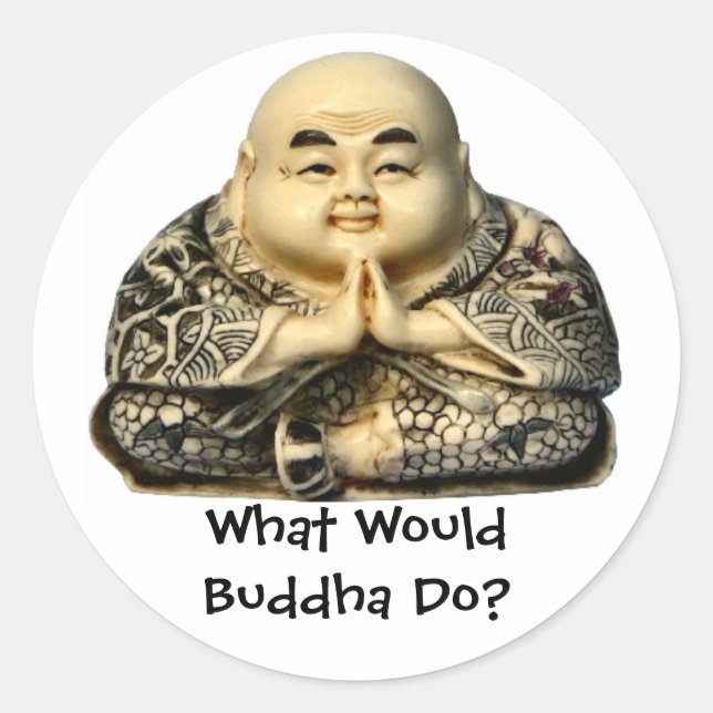 WBD rnd.Sticker Runt Klistermärke (Framsida)