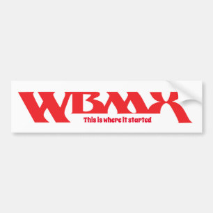 WBMX-stötfångare Bildekal