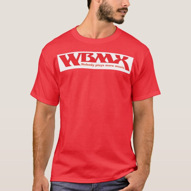 WBMX T-Shirt - Ingen spelar mer musik (Framsida)