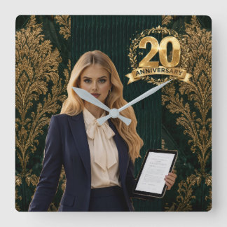 WBP Labo 20th Anniversary Celest Fyrkantig Klocka