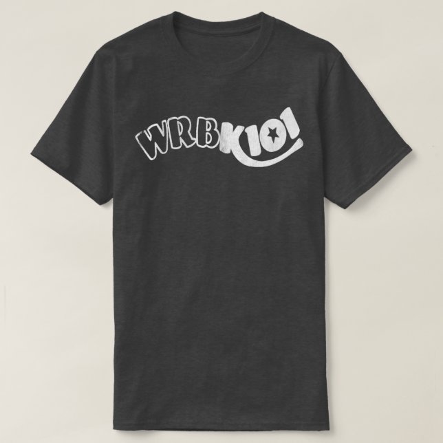 WBRK101 70s Sten Radio Station T Shirt (Design framsida)