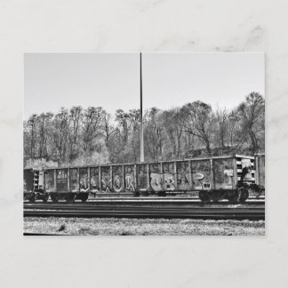 WC 54155 old Wisconsin Central gondola Vykort