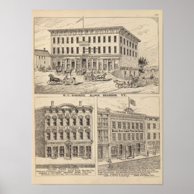 WC Simdons block i Brandon Poster (Framsidan)