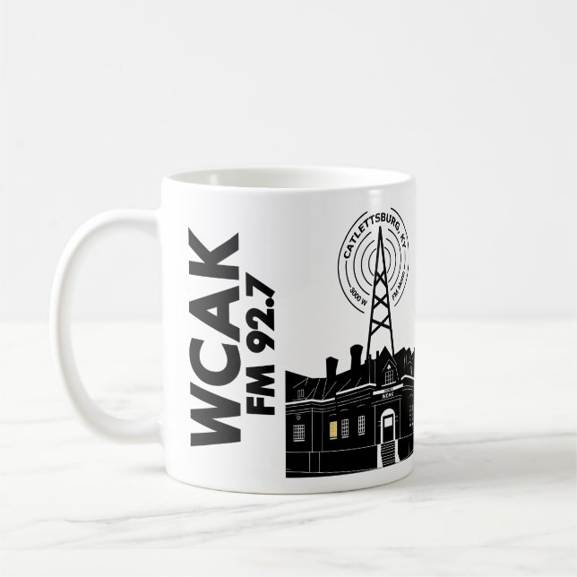WCAK Radio, Catlettsburg KY Kaffemugg (Vänster)
