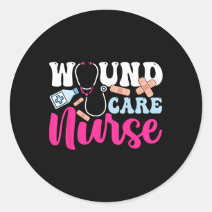 WCON-Auktoriserad för Wound Care Nurse Runt Klistermärke