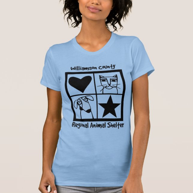 WCRAS-medarbetare, avklipp T-Shirt (Framsida)