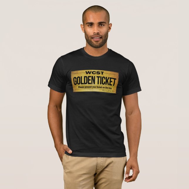 WCST GOLDEN BILJETT Manar Basic Bella Canvas T Shirt (Hel framsida)