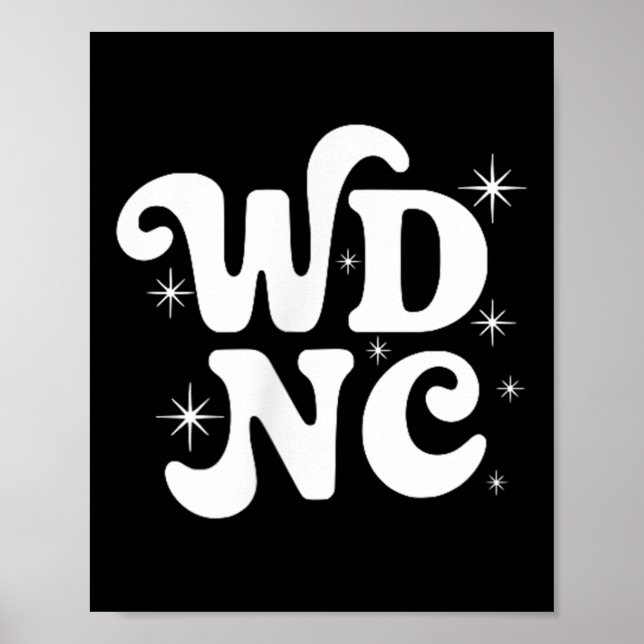 Wdnc Vi Bryr Oss Inte Klubb Present Kvinnor Klimak Poster (Framsidan)