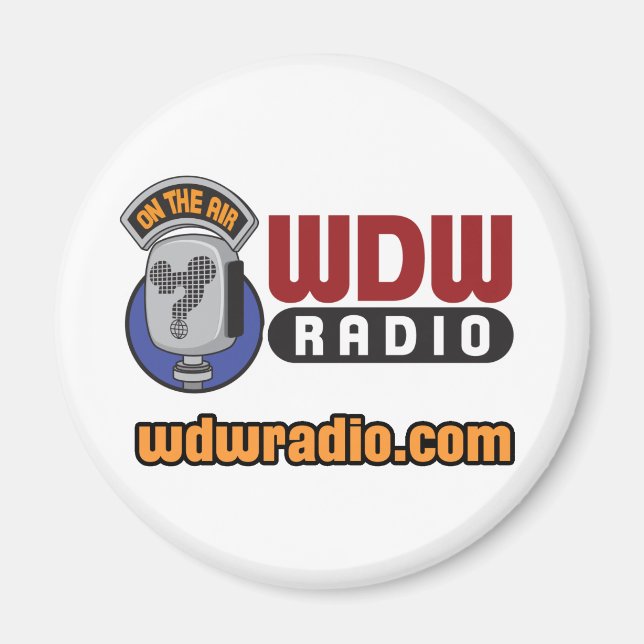 WDW Radio Logotyp Gear Magnet (Framsidan)