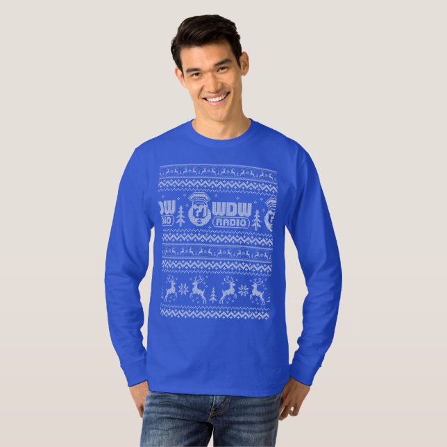 WDW radiosände den fula jultröjan Tee (Hel framsida)