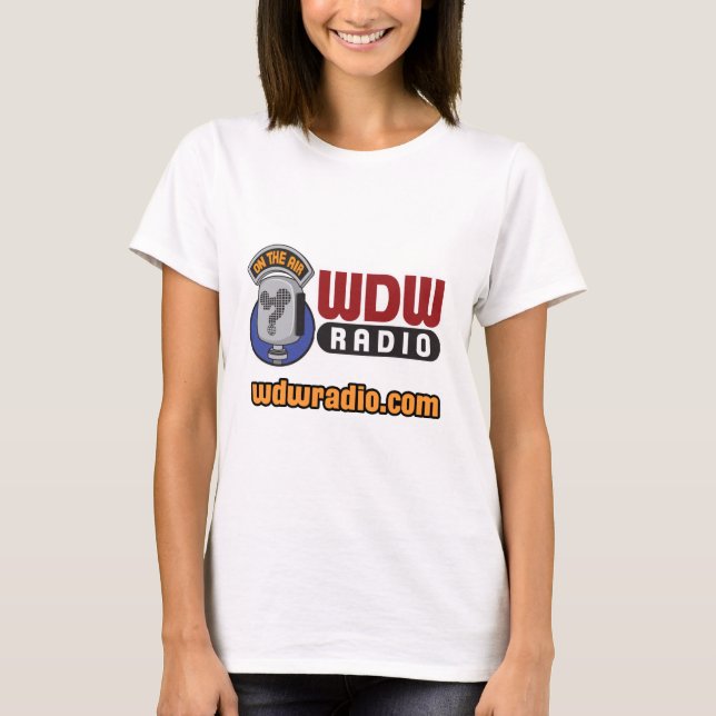 WDW radiosände logotypen utrustar Tee (Framsida)