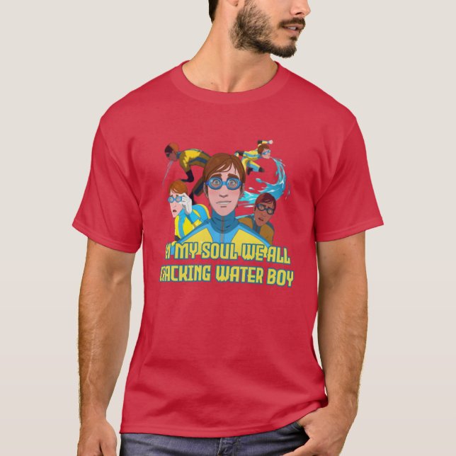We all loving Waterboy Dispatch Game retro T Shirt (Framsida)