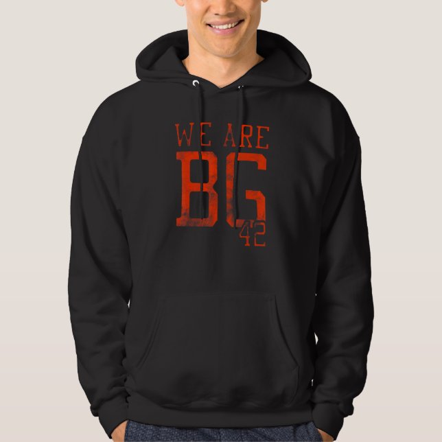 We Are Bg 42  Retro Vintage Hoodie (Framsida)
