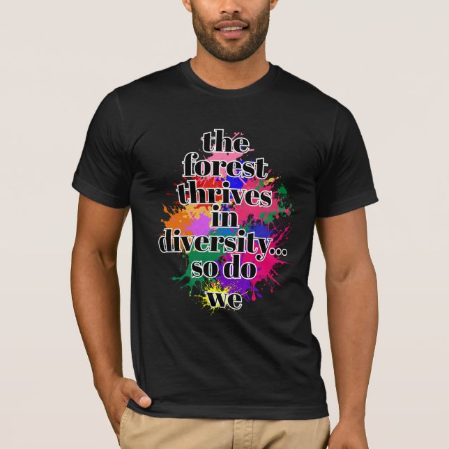 We are Diverse T Shirt (Framsida)