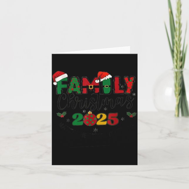 We Are Family Christmas 2025 Making Memories Toget Kort (Framsida)