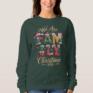 "WE ARE FAMILY" Christmas Design T Shirt