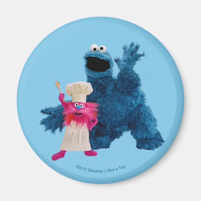 We Are Foodies | Klassisk Pose Magnet (Framsidan)