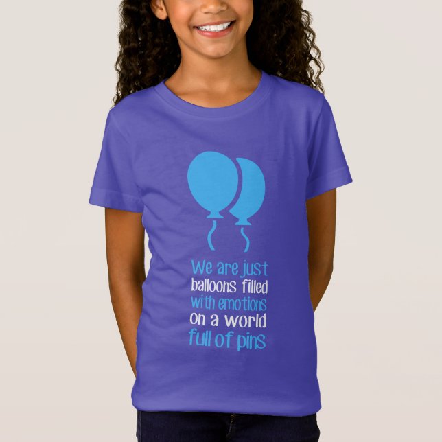 We are just balloons t shirt (Framsida)