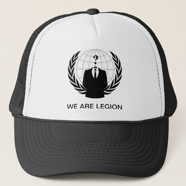 We are Legion CAP! Truckerkeps (Framsida)