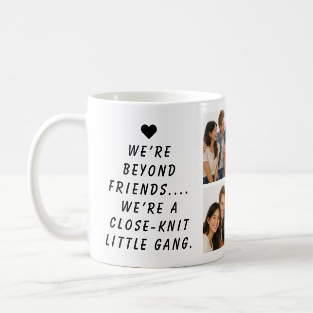 We Are Like a Really Small Gang | Funny Friendship Kaffemugg (Vänster)