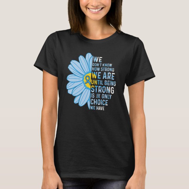 We are Strong Graves Disease Awareness Supporter R T Shirt (Framsida)