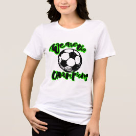 We Are The Champions Typografi Design T Shirt