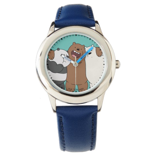 We Bare Bears Group Hug Armbandsur (Framsida)