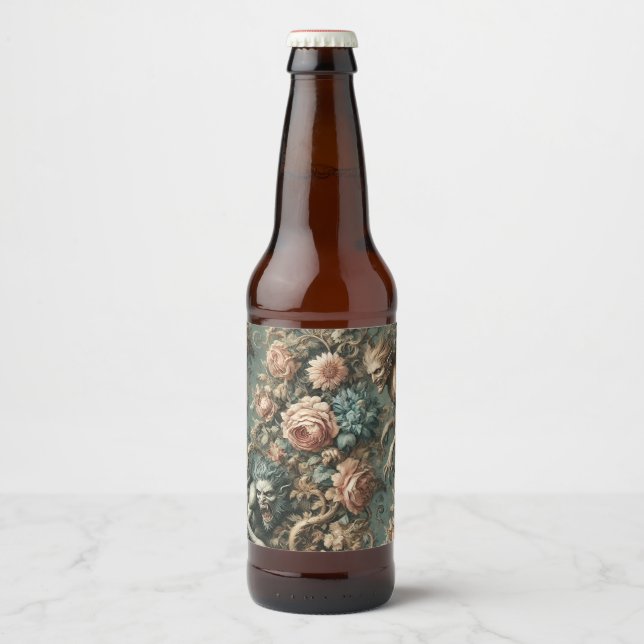 We Beast Tonight – Gothic Victorian Ölflaska Etikett (Framsida)