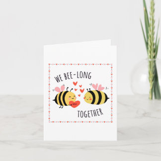 We Bee-long Together Greeting Card Kort