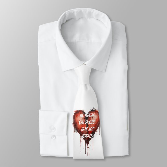 We Break the rules but not heart Tie Slips (Bunden)