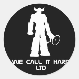 We call it Hard Ltd Sticker Runt Klistermärke