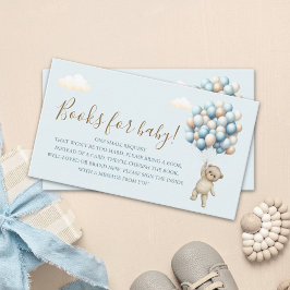 We Can Bearly Wait Baby, Cute Bear Baby Shower Boy Tilläggskort
