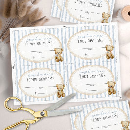 We Can Bearly Wait Baby Shower Teddy Grahams Card Inbjudningar