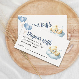  We can Bearly wait - Teddy Bear Baby Shower Boy Tilläggskort