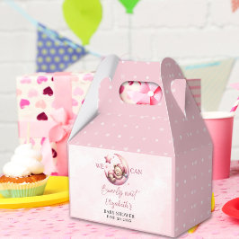We can Bearly wait - Teddy Bear Baby shower Girl Presentaskar