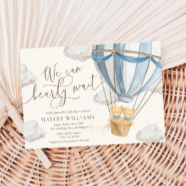 We Can Bearly Wait Twins Baby Shower Invitation Inbjudningar